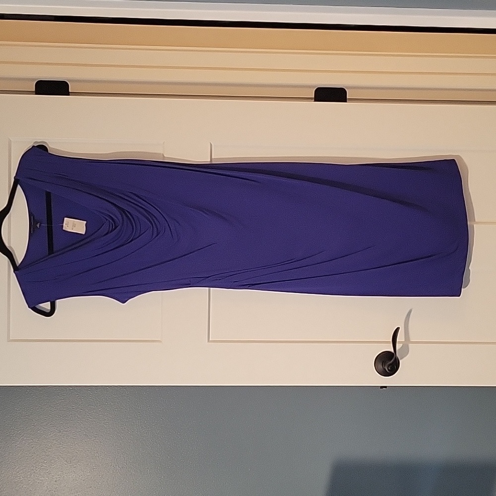 Banana Republic, size L purple-blue dress